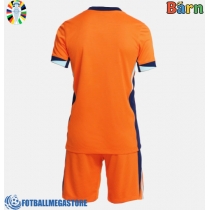 Fotballdrakt Barn Nederland Hjemmedraktsett EM 2024 Kortermet (+ Korte bukser)